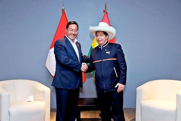 Presidentes del Perú y Bolivia se reúnen en La Paz durante el 6