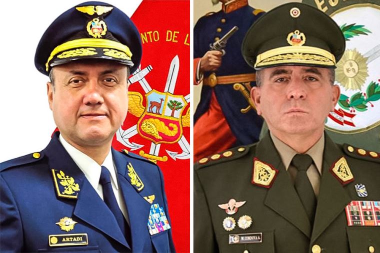 Designan comandantes generales en el Ejército y la Fuerza Aérea