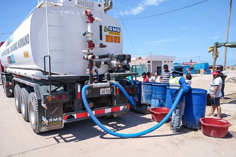 Camiones Cisterna Llevan Agua Potable A Diversas Zonas De Chiclayo