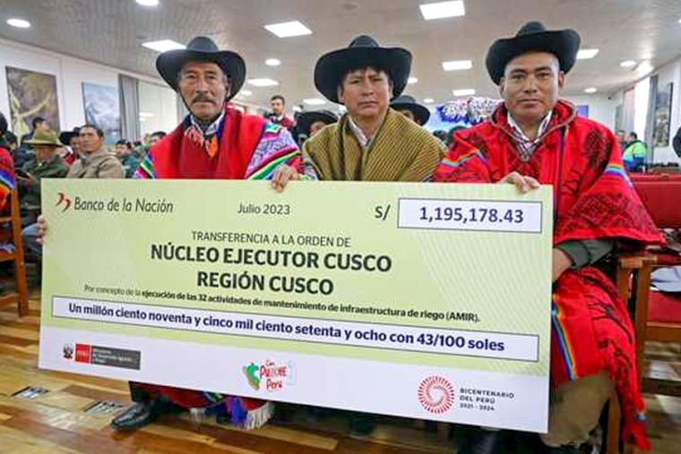 Cusco Midagri Suscribi Convenios Con N Cleos Ejecutores Por Casi S