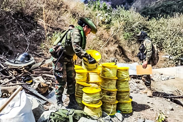 Destruyen maquinaria y equipos de minería ilegal por más de 1 millón de