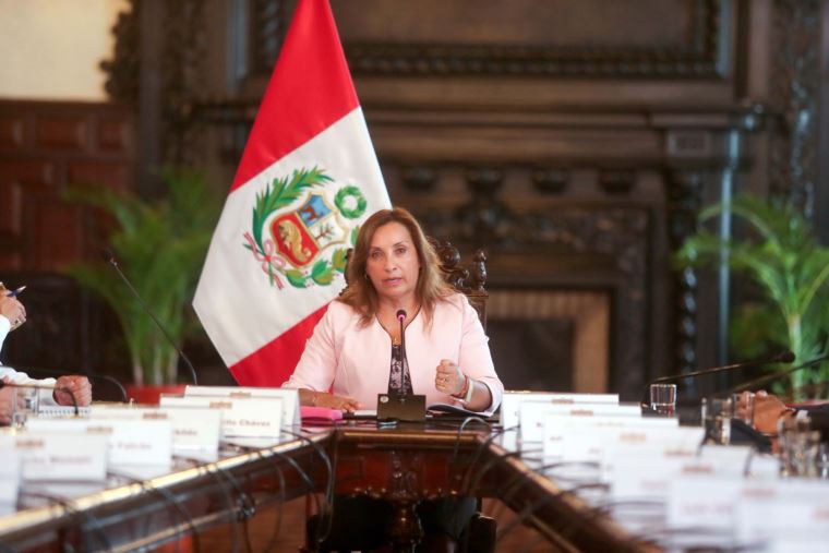 Presidenta Boluarte lidera la segunda sesión ordinaria 2024 del Conasec