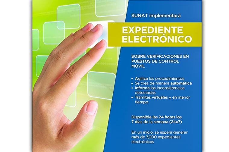 Imagen 1: Sunat implementará expediente electrónico para verificaciones en puestos de control móvil