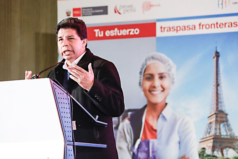 Imagen 1: Presidente Castillo destaca internacionalización de empresa peruana exportadora