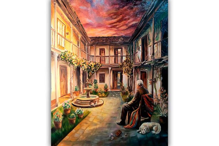 Obra de arte expuesta en muestra colectiva
