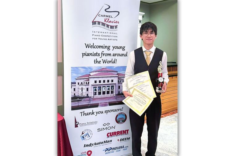 Joven pianista premiado