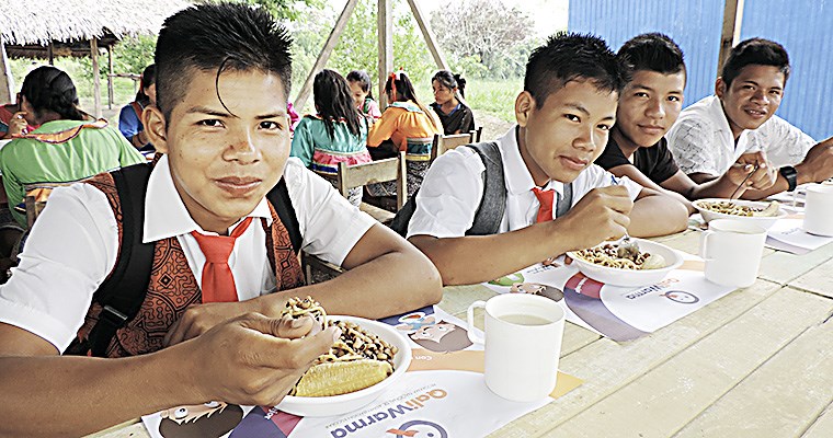 Almuerzos y desayunos escolares más nutritivos