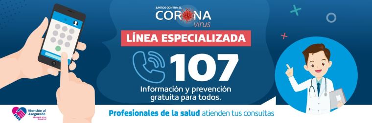 107, la nueva línea gratuita de Essalud para consultas sobre el coronavirus