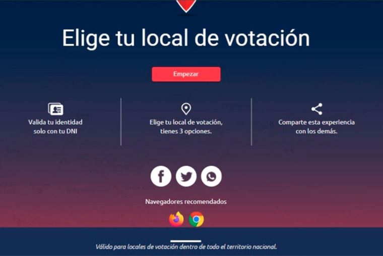 Elecciones Generales 2021 Elige Aqui Tu Local De Votacion