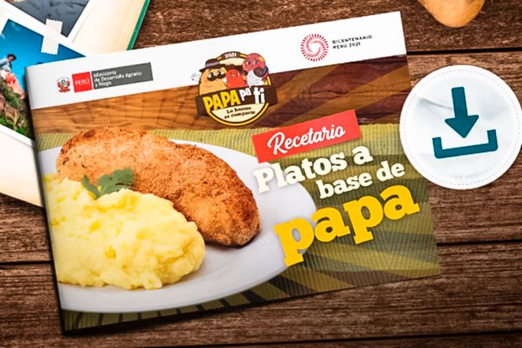 Atención! Midagri lanza recetario de platillos en base a papa