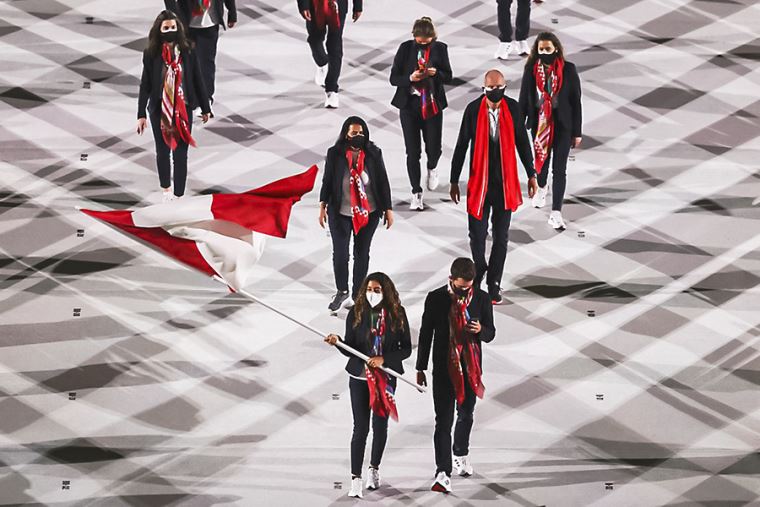 Peru Flamea La Bicolor En La Ceremonia Inaugural De Los Juegos Olimpicos Tokio 2020