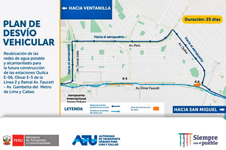 ¡Atención! Este Viernes 29 Empezará Plan De Desvío En Avenida Faucett ...