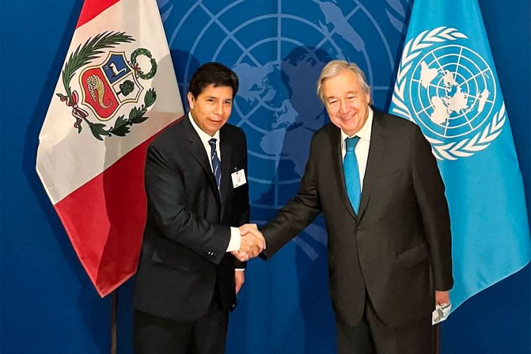 Presidente Castillo Y Secretario General De La ONU Impulsarán ...