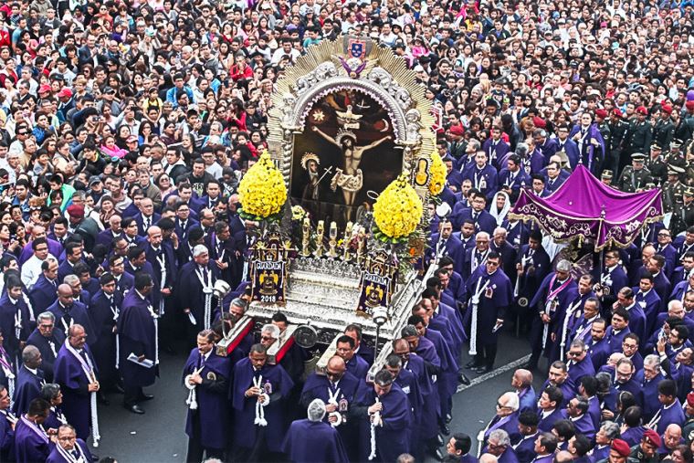 Señor De Los Milagros: El Martes 18 Habrá Desvíos Del Transporte ...