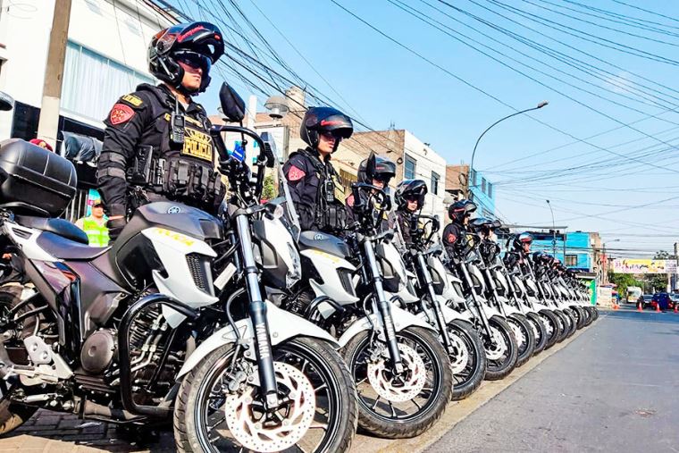 PNP: 200 motocicletas reforzarán la seguridad en San Juan de Lurigancho y  San Martín de Porres