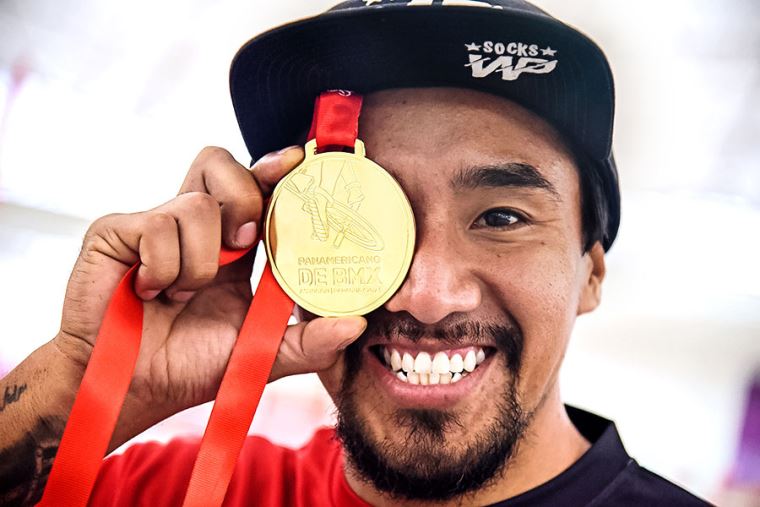 Campeón panamericano de BMX 
