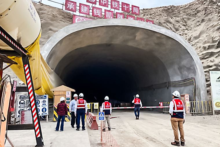 La Sunafil constata paralización de trabajos en túnel del megapuerto de  Chancay