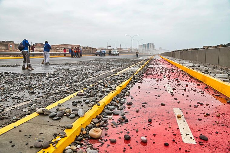 Costa Verde Callao se mantiene cerrada por oleajes en sentido norte-sur |  Noticias | Diario Oficial El Peruano