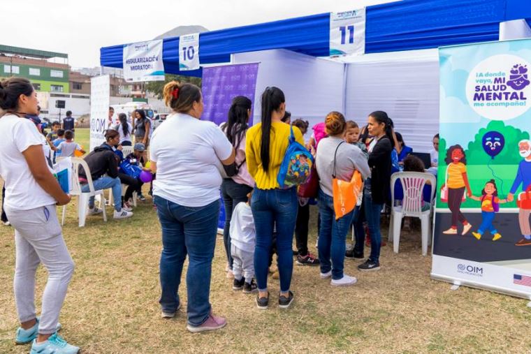 OIM Perú realiza mega ferias de salud en coordinación con las DIRIS y