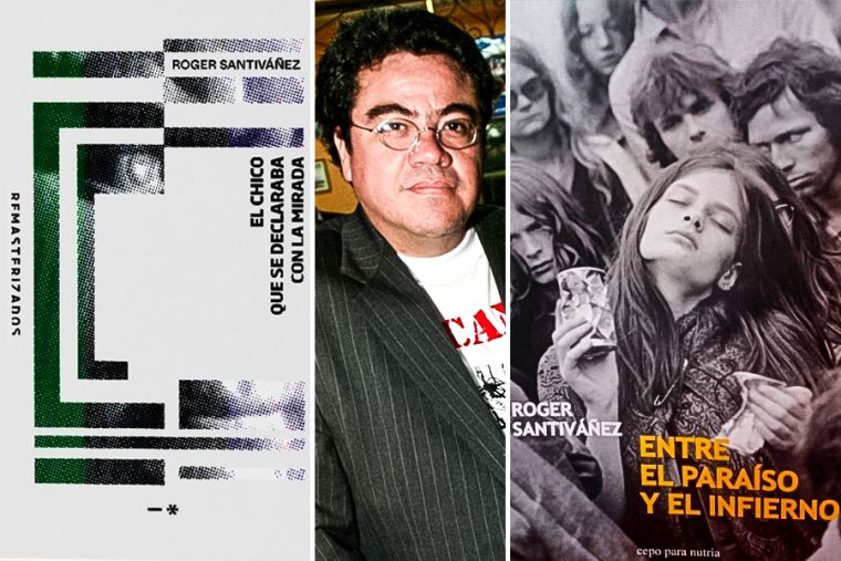 Letras Roger Santiváñez presenta reediciones de dos de sus poemarios