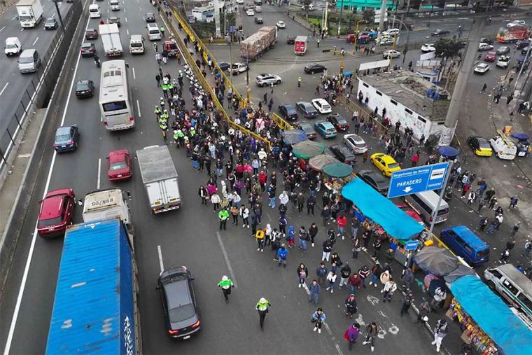 Estas Son Las Imágenes Del Paro Convocado Por Grupos De Transportistas Fotos Noticias 6183