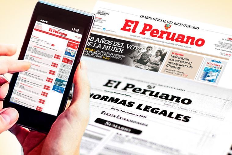 El Peruano te informa: consulta aquí las – El reportero andino