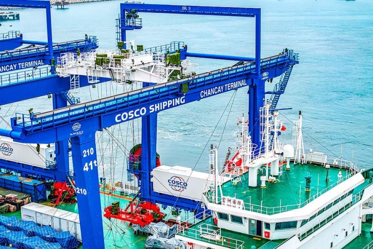 La ruta marítima Chancay-Shanghái supera 20.000 toneladas de carga en dos primeros meses